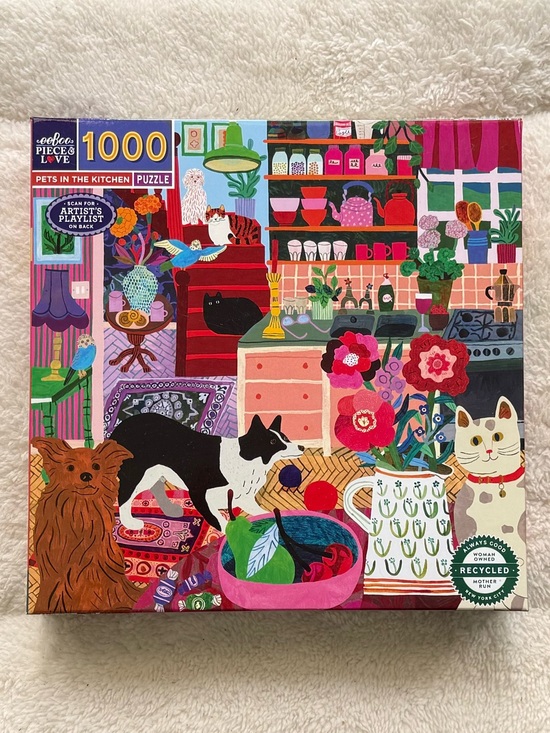 Eeboo Other - NEW! Eeboo Pets in the Kitchen Puzzle - 1000 Pieces